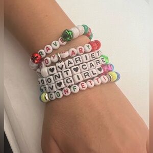 Kandi bracelets adults (6 bracelets set)